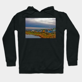 Hengistbury Head Beach Huts Bournemouth Dorset Hoodie